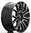 M-B Sprinter W907 Alloy rims set 18" Wolfrace Evoke Black Polished