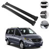 Black crossbars for VW Transporter T5, T6, T6.1 roof rails