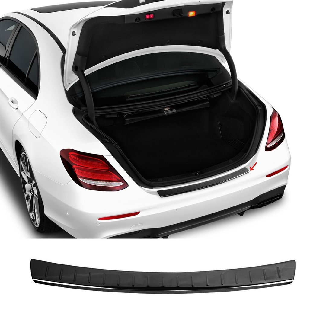 M-B W213 Rear bumper protector for sedan (black line)