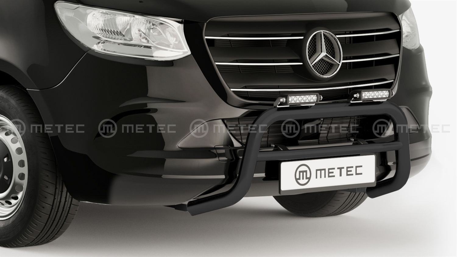 M-B Sprinter W907 Black EU-Front guard (Metec)