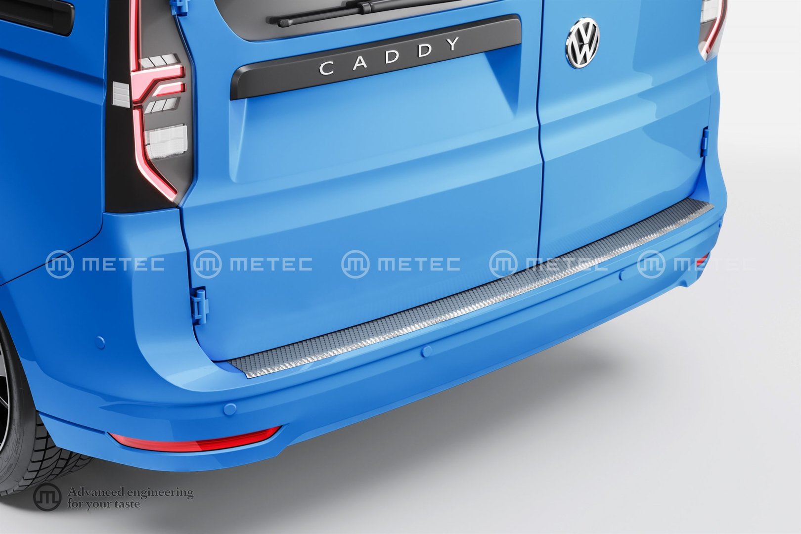 VW Caddy Rear bumber protector 2021-> (Metec)
