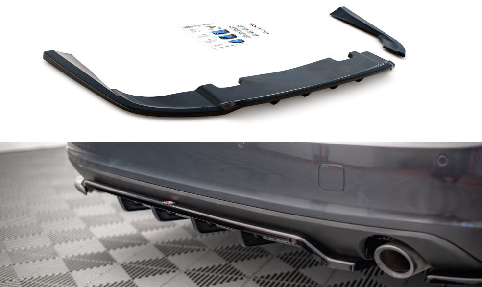 Volvo V90 Central rear splitter