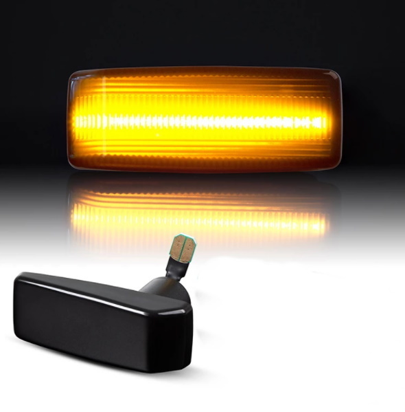 M-B W124/W201 Led side indicators (black)