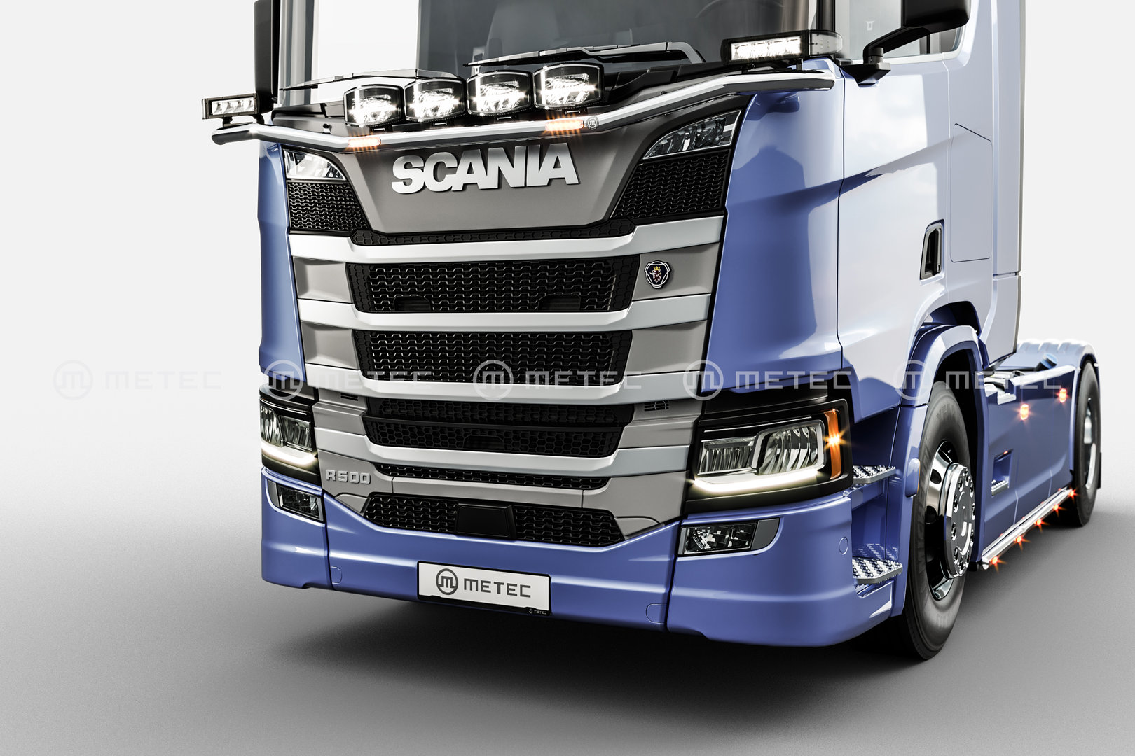 Scania R 2017-> Light bar with level indicators