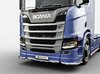 Scania R 2017-> LED-Frontbumber protection bars (K-Liner)