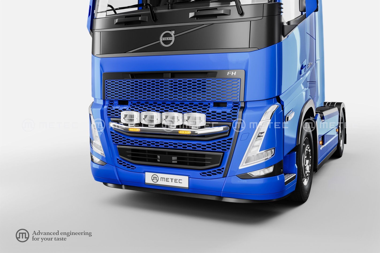 Volvo FH 4 Valoteline tasovilkuilla (City)