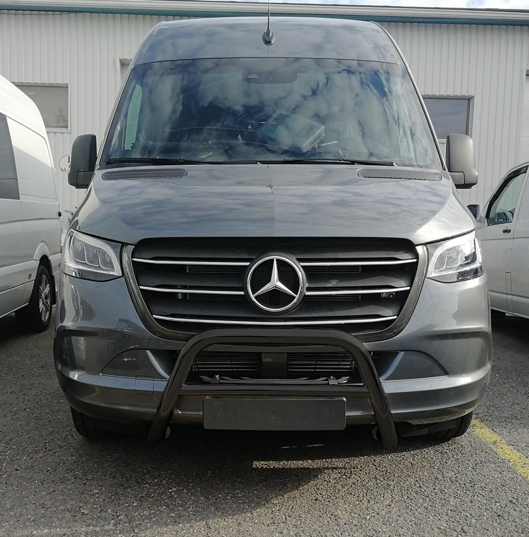 M-B Sprinter W907 Black front guard (A-model)