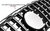 M-B C218 CLS Black GT-R grille for standard bumper 2011-2014