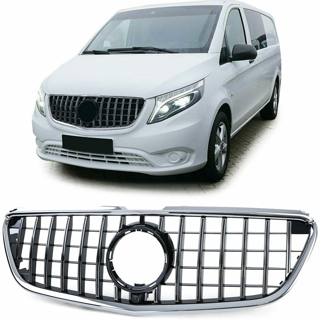 M-B Vito W447 GT-R Front grille with chrome trim - W447