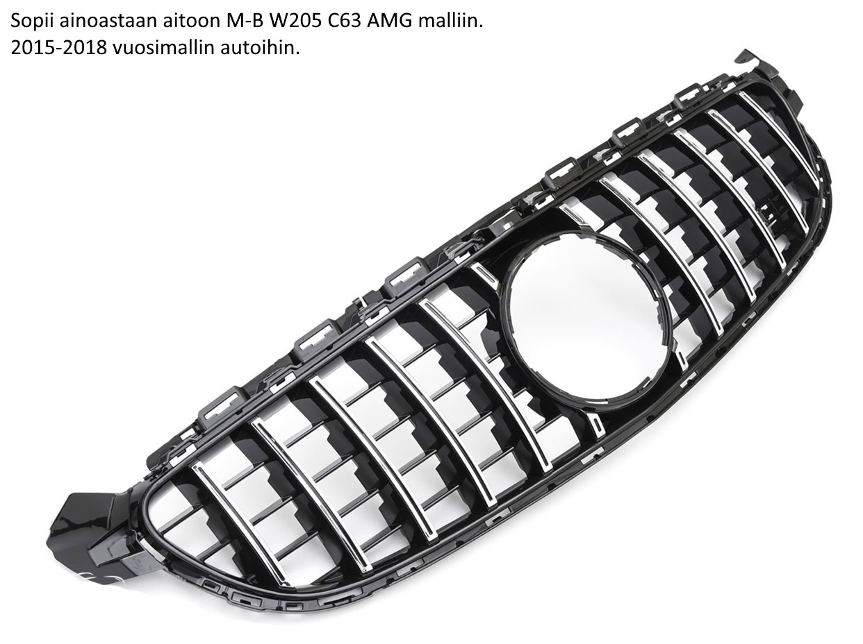 M-B W205 "GT-R Look" sport-grille 2014-2018 (only C63 AMG)
