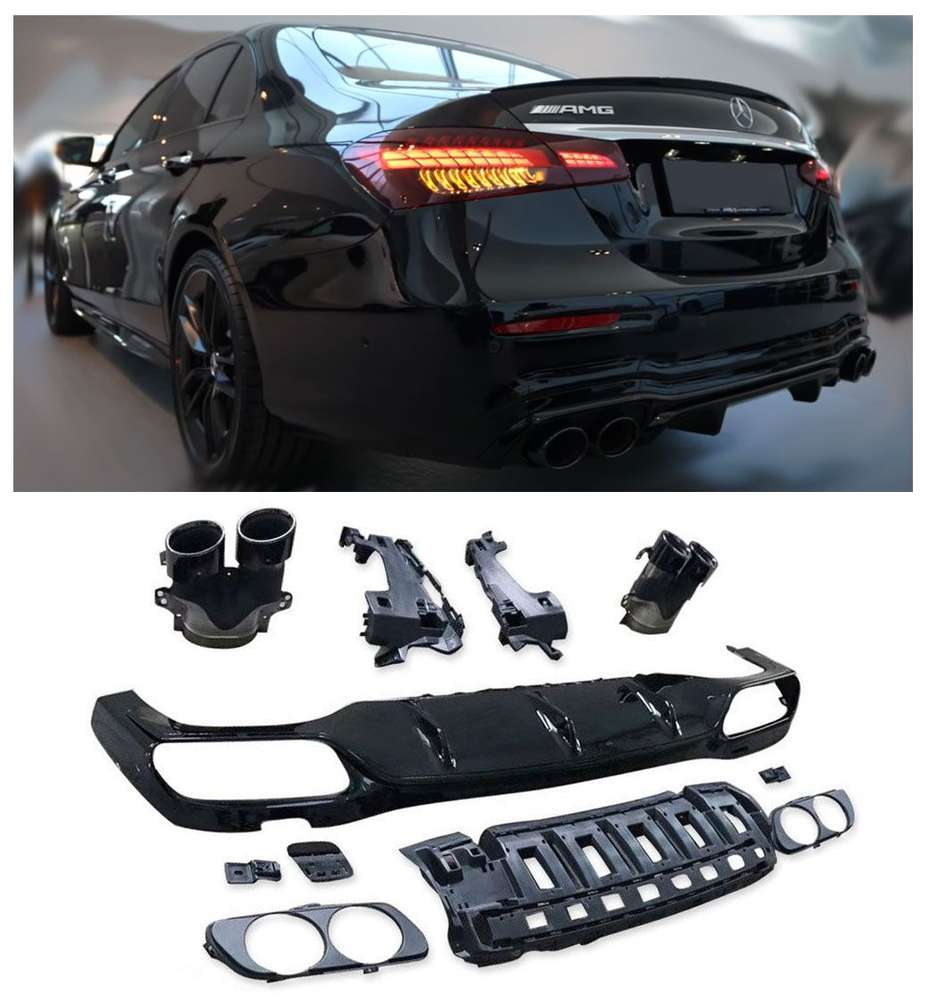 W213 sales rear diffuser