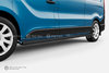 Nissan Primastar Black side bars 2022- (Metec)