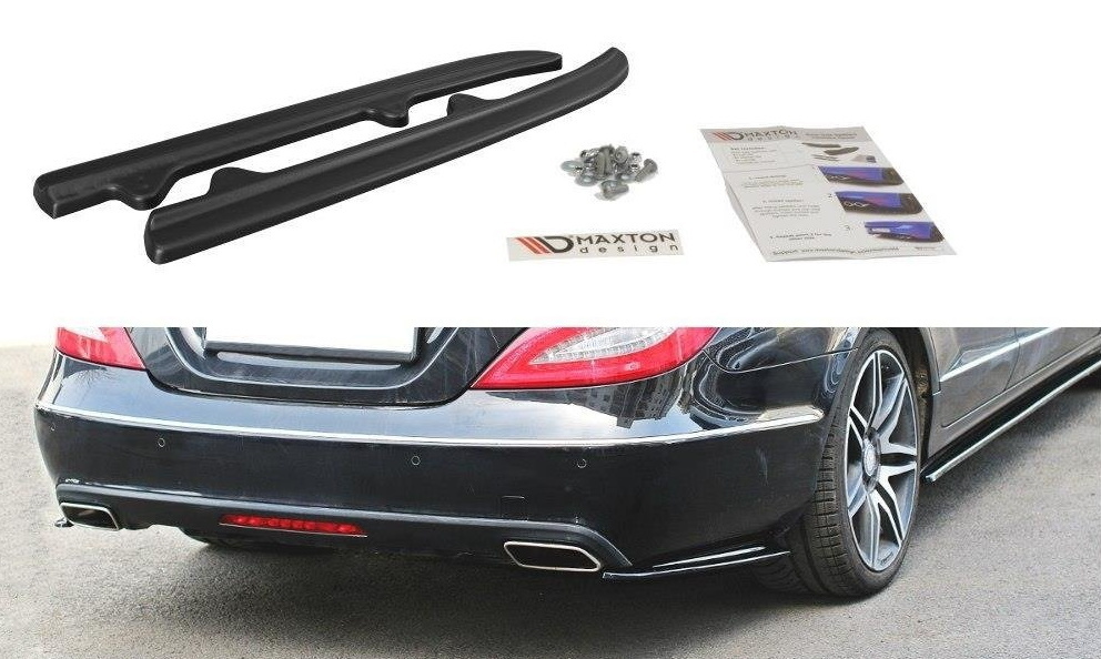 M-B CLS W218 Rear corner side splitters