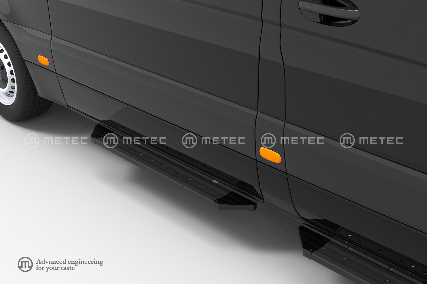 M-B Sprinter W906 / W907 Black step pad for side door (Pro)
