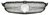 M-B W205 Drop front grille silver 360 2014-2018 (Avantgarde)