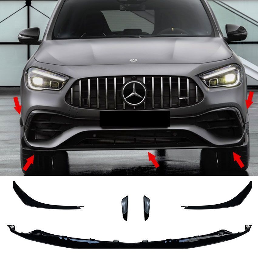 M-B GLA H247 Front spoiler AMG-line bumper 2020->