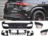 M-B GLE V167 Rear diffuser with black pipe ends 2020-2023