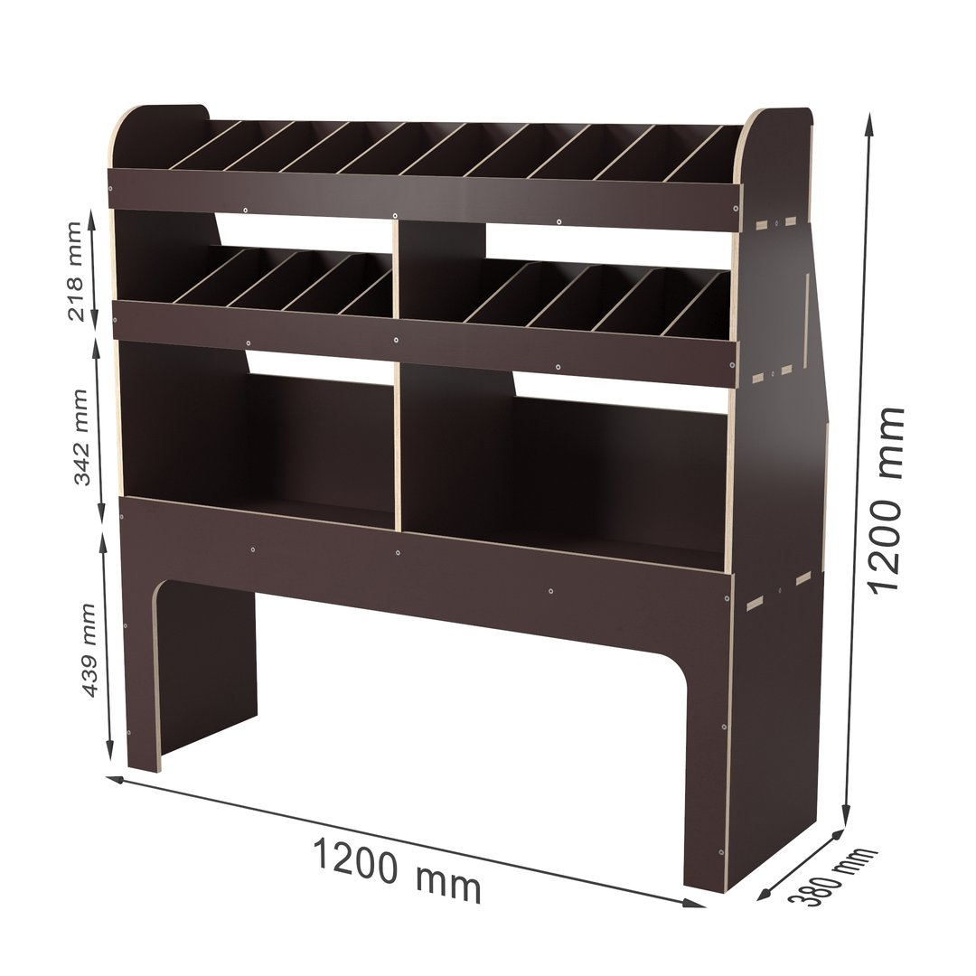 Vanerex van shelf VR-7 1200 x 380 x 1200mm