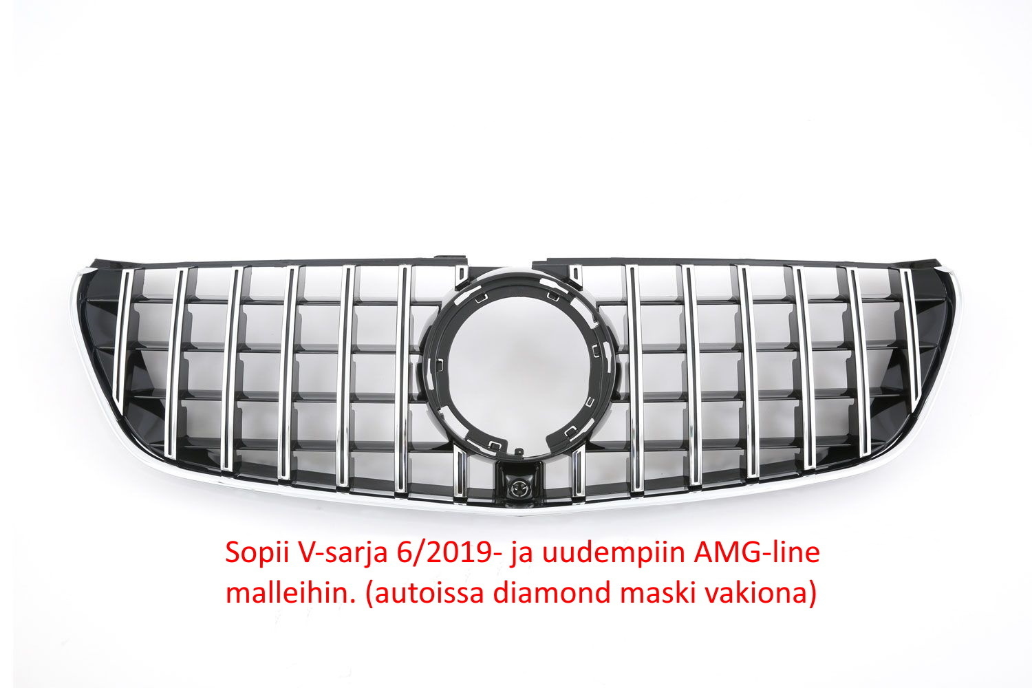 M-B V-model 2019- GT-R Front grille amg-line model