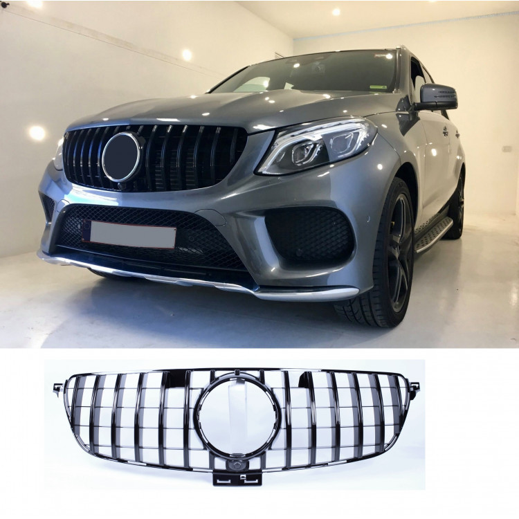 M-B GLE W166 Black GT-R look-grille 2015-2019