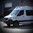 VW Crafter Style Light rail to front roof (Black)