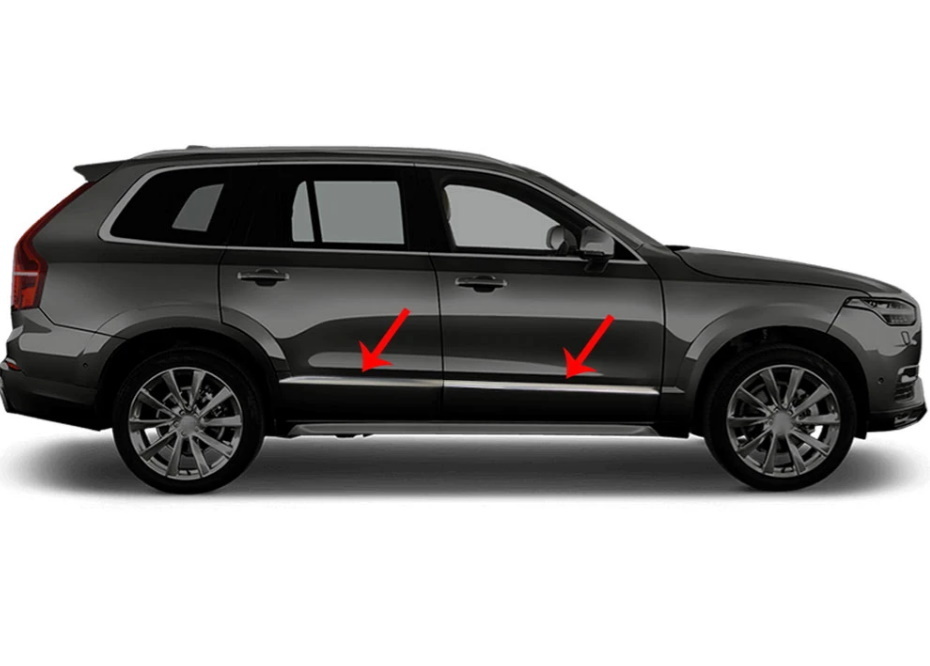 Volvo XC90 Side trim set chrome 2015->