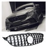 M-B W205 Black GT-R Look sport-grille 2019-> (Avantgarde and AMG-line)