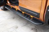 Isuzu D-Max Black running boards with LEDs 2020->