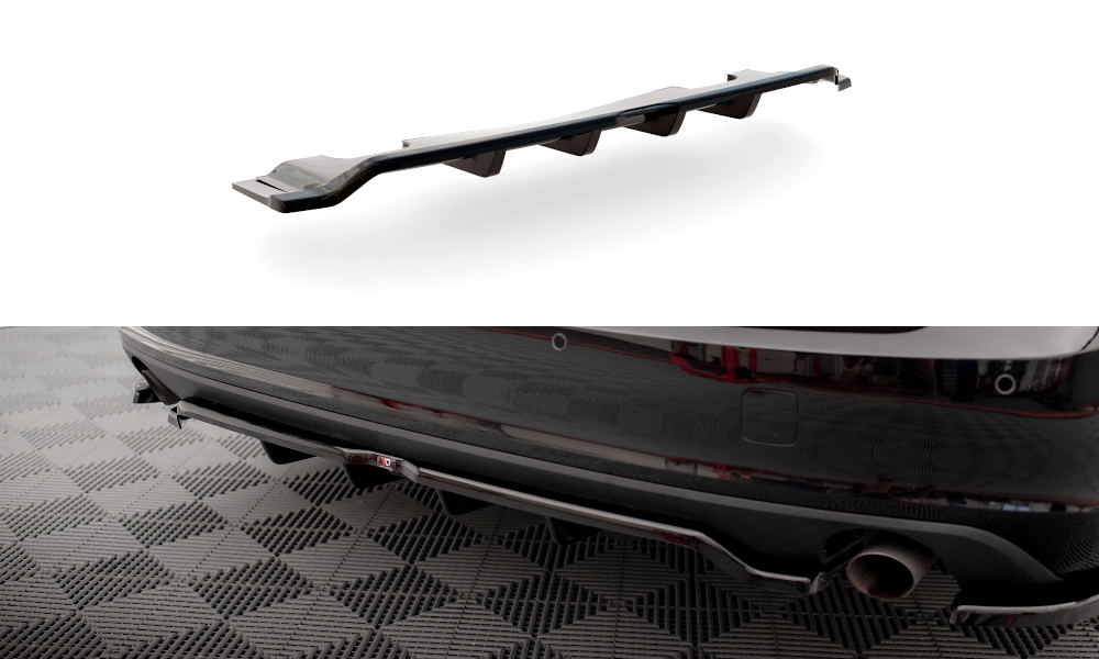 Volvo V90 Central rear splitter