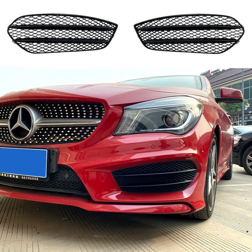 M-B C117 CLA AMG-line front bumper strip grilles