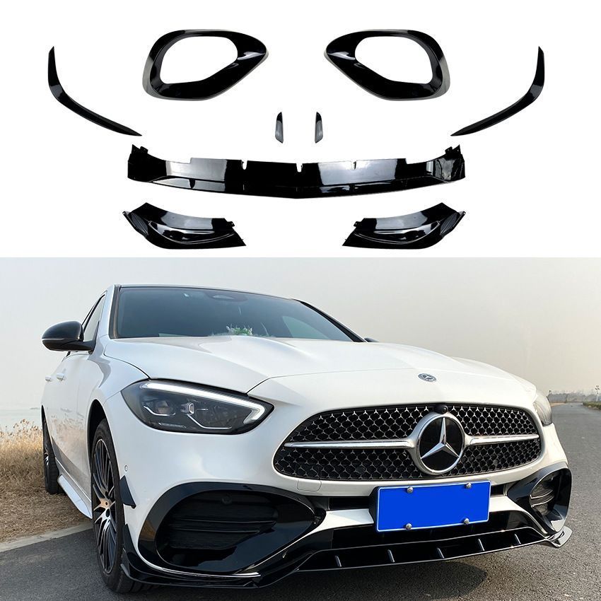 M-B C W206 AMG-line front bumper spoiler package