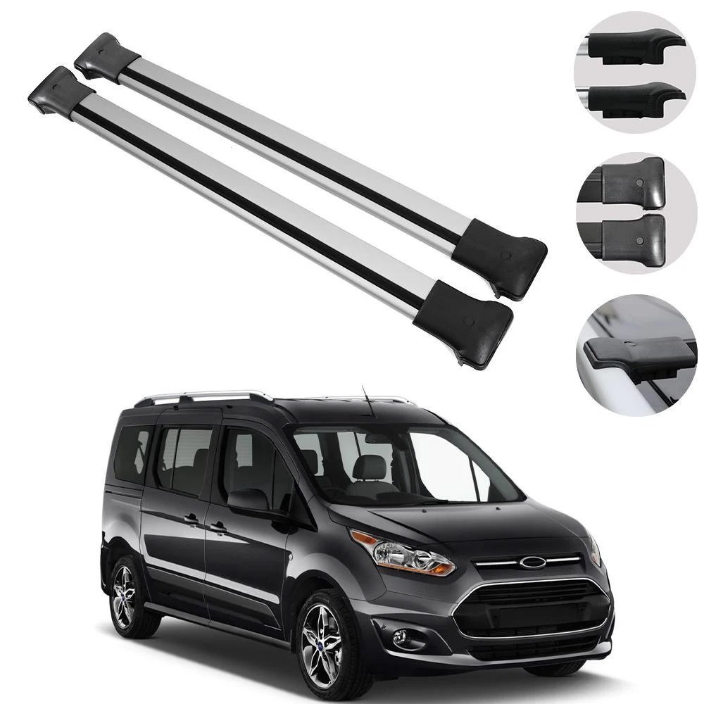 Crossbars for Ford Transit Connect roof rails