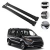 Black Crossbars for Ford Transit Connect roof rails
