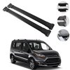 Black Crossbars for Ford Transit Connect 2014-2024 roof rails