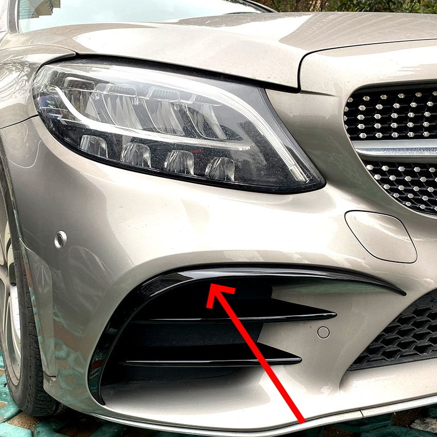 M-B W205 C43 AMG / AMG-Line puskurin splitterit 2019->