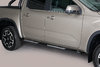VW Amarok Ovaalit mustat kylkiputket 2023->