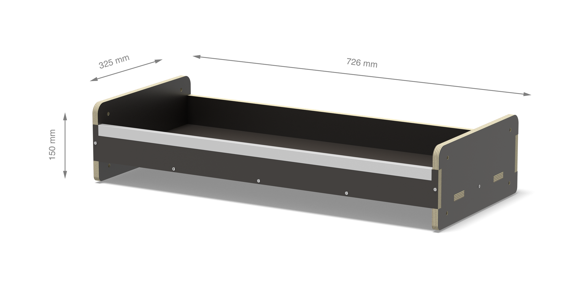 Vanerex Flex moduulihyllyn taso 976 x 325 x 150mm