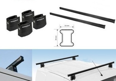 Ford Transit Connect Roof Racks 2-pipe