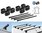 Ford Transit Connect Roof Racks 4-pipe