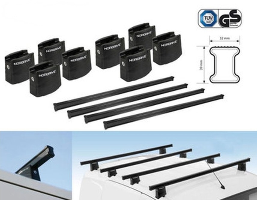 Ford Transit Connect Roof Racks 4-pipe