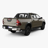 Toyota Hilux Musta lavakaari 2016-2023