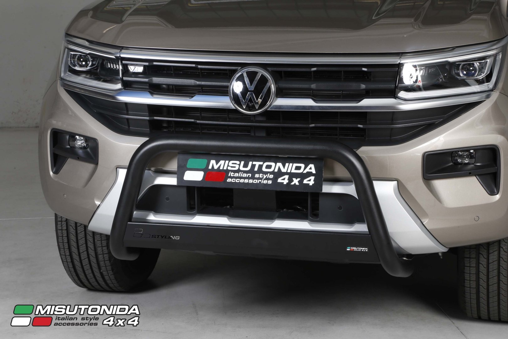 VW Amarok Black EU-Front bar 2023->