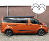 Ford Transit Custom Lokasuojan muovikaaret 2018->
