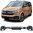 VW Transporter T6.1 Glossy black plastic parts for front bumper