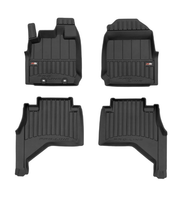 Isuzu D-Max Double Cap Rubber mats (Pro-Line)