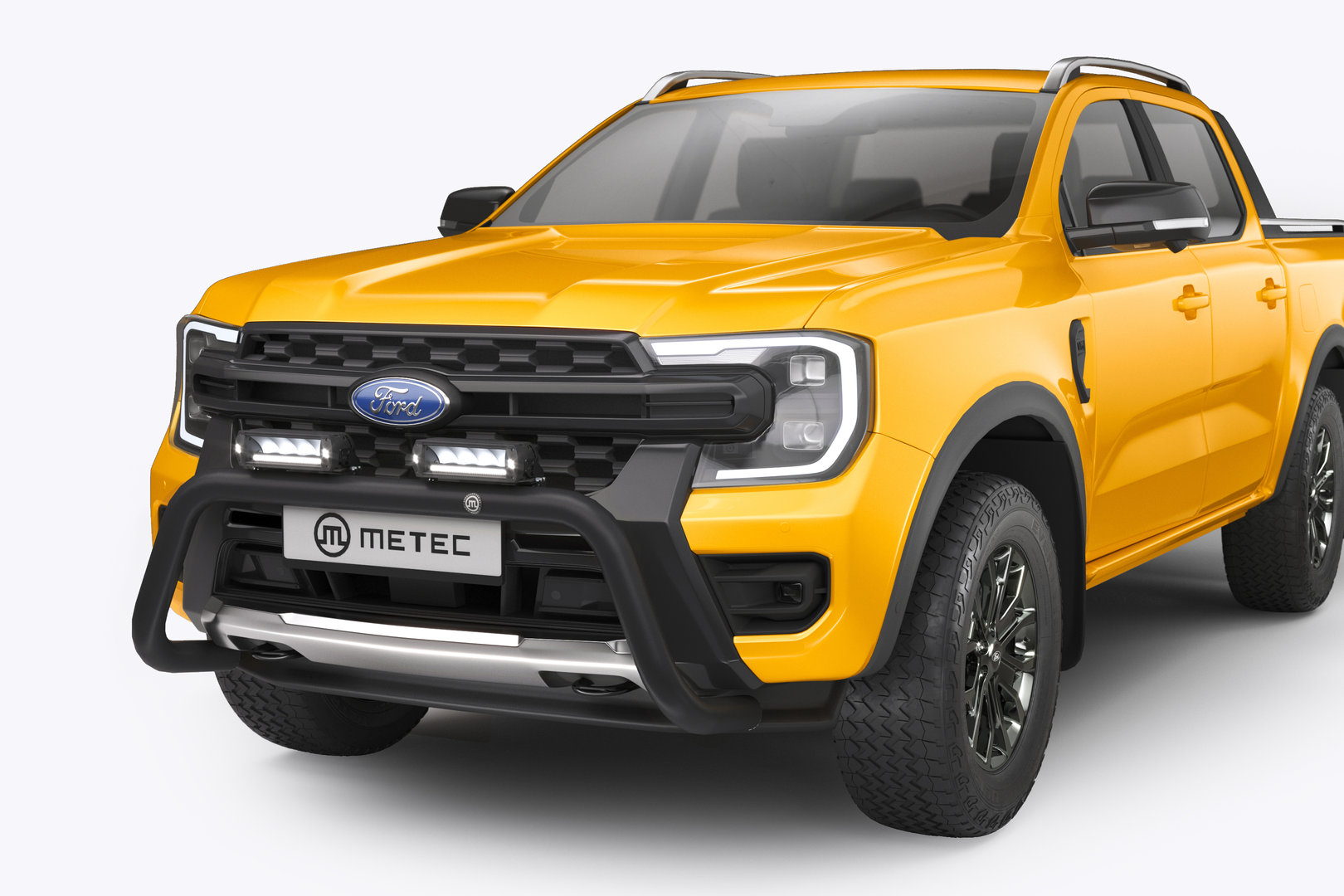 Ford Ranger Black EU-Front bar 7/2023-> (Metec)