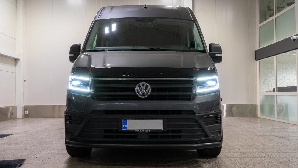 VW Crafter 2017-> Black front bumber cityguard
