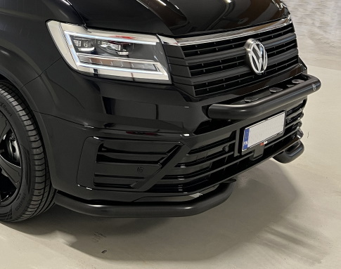 VW Crafter 2017-> Black front Corner bars and small light bar