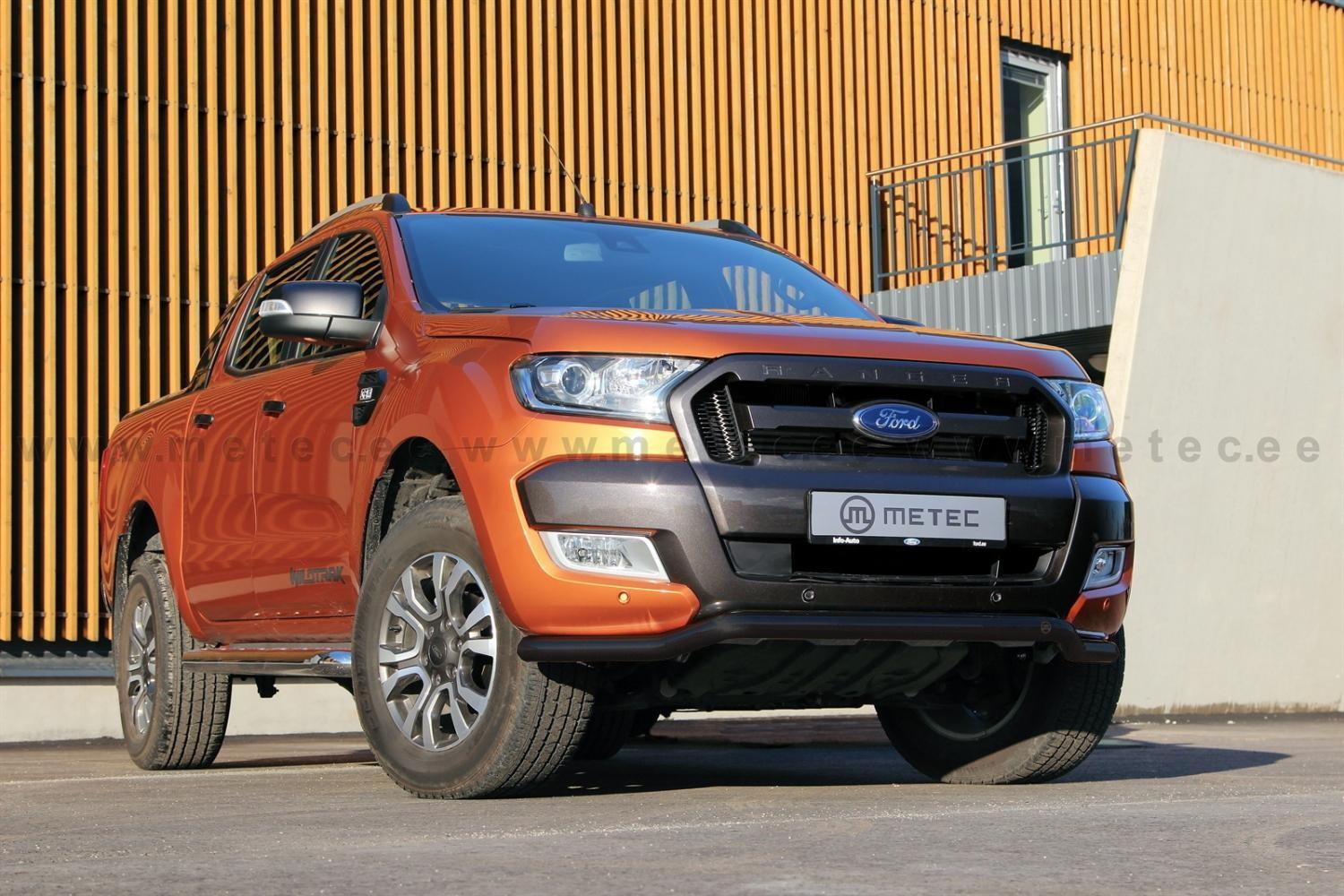 Ford Ranger Musta etupuskurin suojarauta 2012-2023 (Metec)