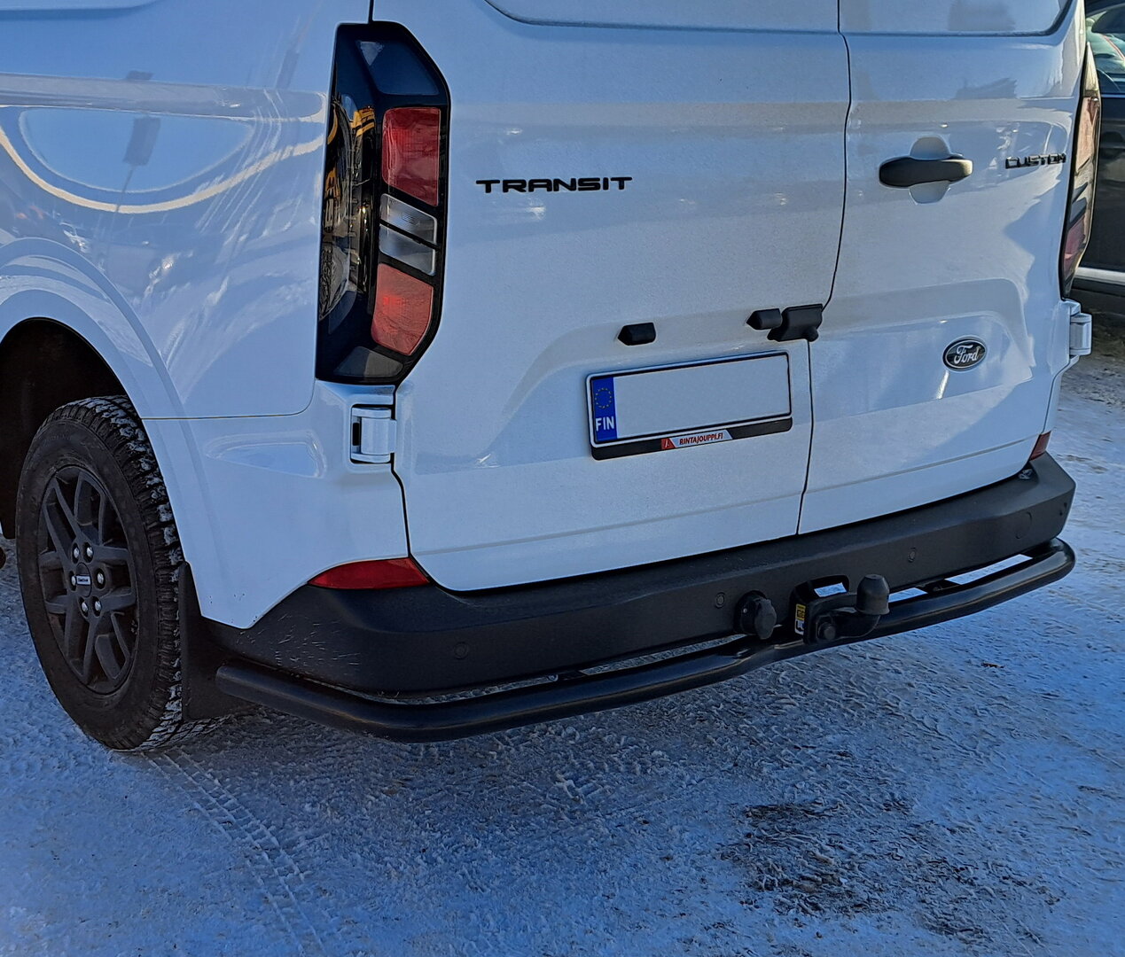 Ford Transit Custom Black rear bar 2024->